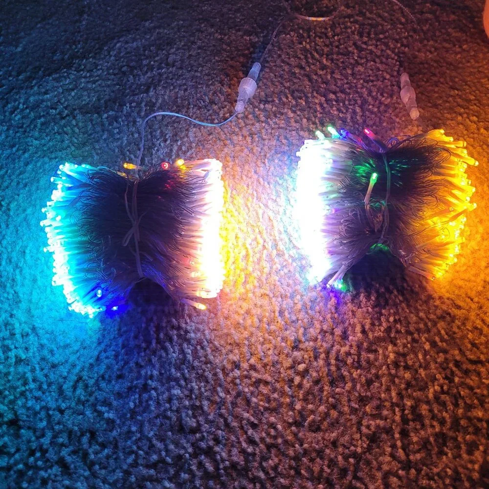 Outdoor Fairy Lights Waterproof, Plug in String Lights with 8 Modes